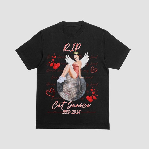 Cat Janice Tshirt Rip Cat Janice Cat Janice Shirt cat janice tee - Picture 1 of 6